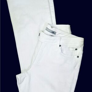 Chico's White Boot Cut Jeans Smooth Finish